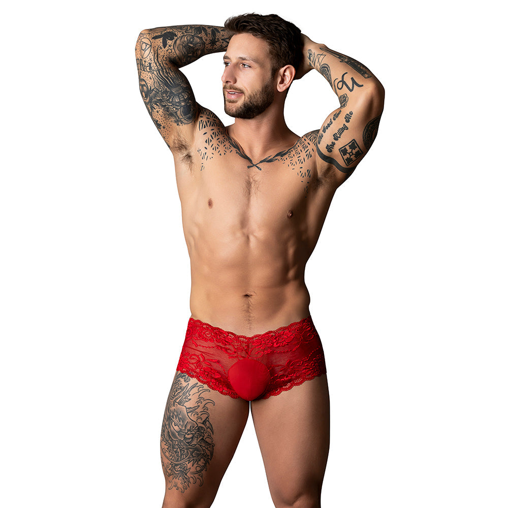 Seductive Mini Short and Cock Ring Set - Large